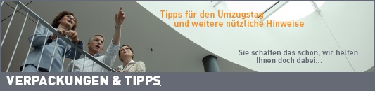 Verpackungen & Tipps